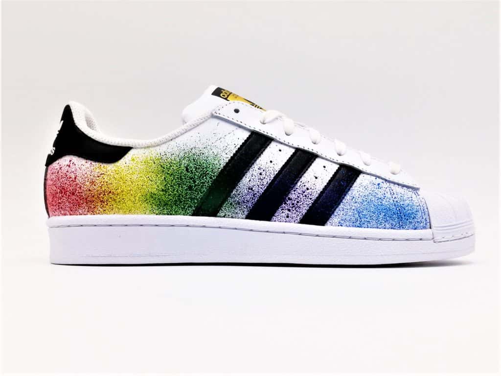 Collectief de elite Dislocatie Adidas Color Splash Superstar - Double G Customs - Custom Sneakers