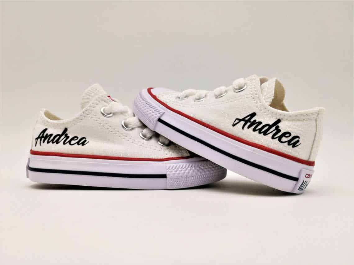 baby converse with name