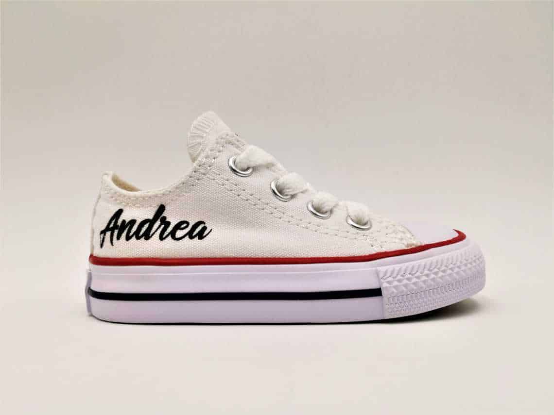 baby converse with name