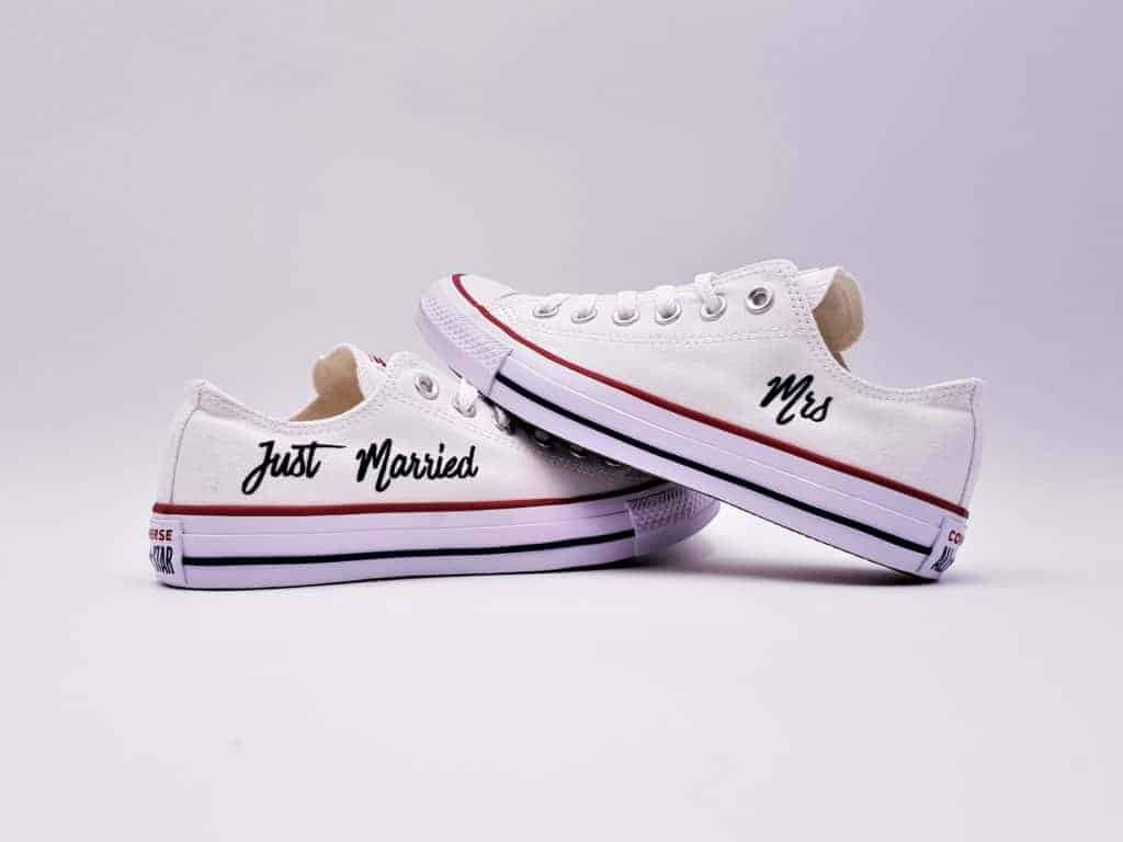 converse just married shoes