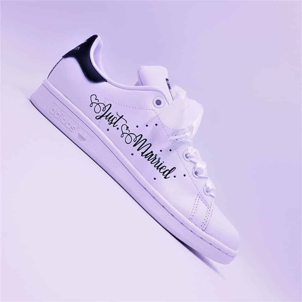 Adidas Stan Smith Just Married Boho - Double G Customs - Customised shoes