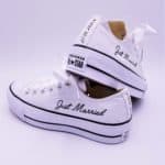 converse mariage just married