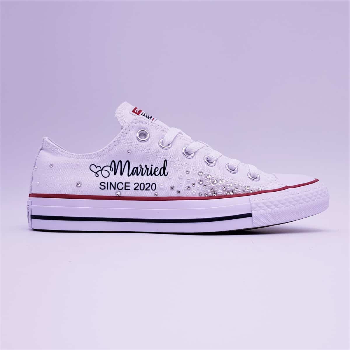 Converse Married Since Galaxy - Double G Customs - Customised shoes