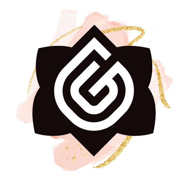 double g customs logo, custom shoe brand for weddings.