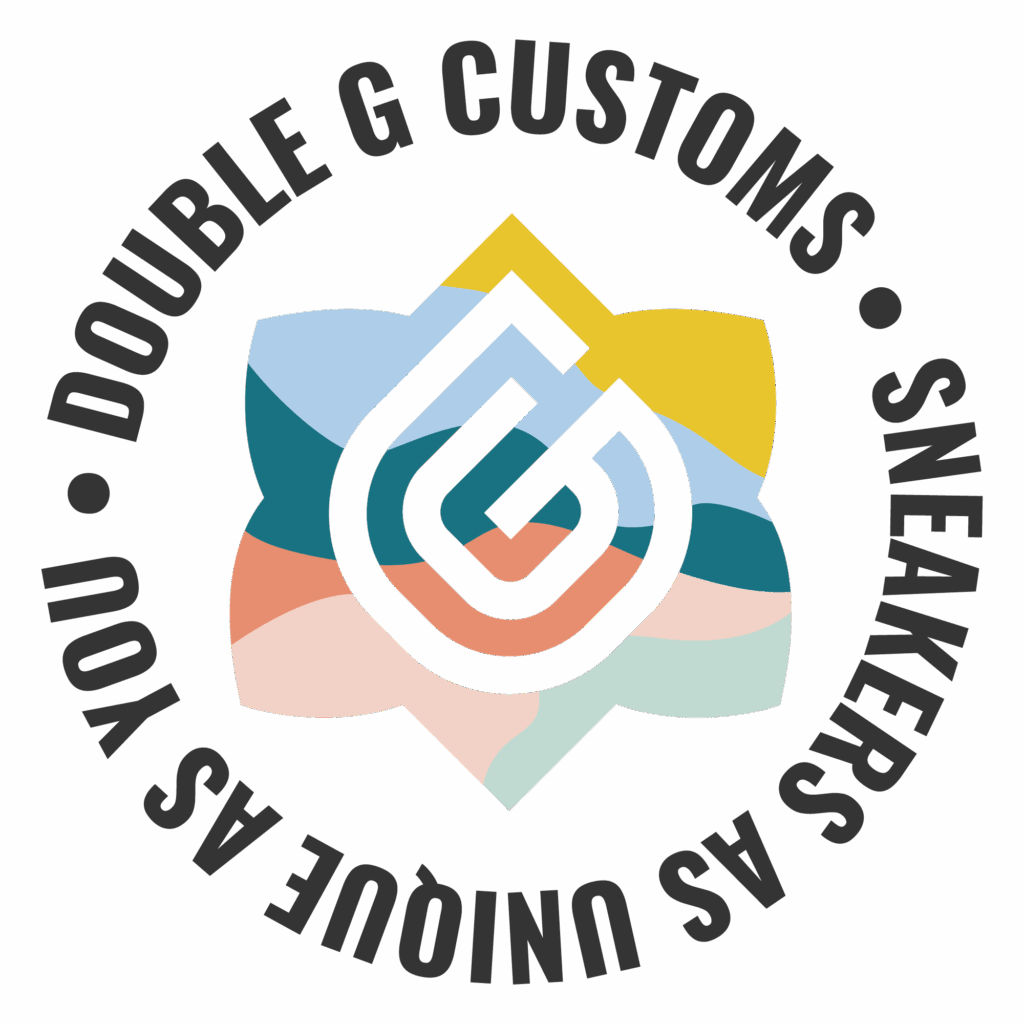  double g customslogo, personalized shoes for businesses, wedding and lifestyle.