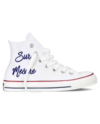 Custom converse shoes by DOuble G Customs for weddings.