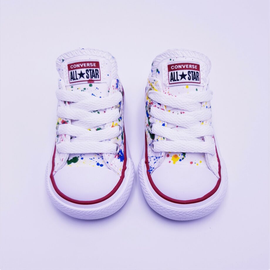 Little shoes filled with colored spots for your child: the Converse Color splash kids