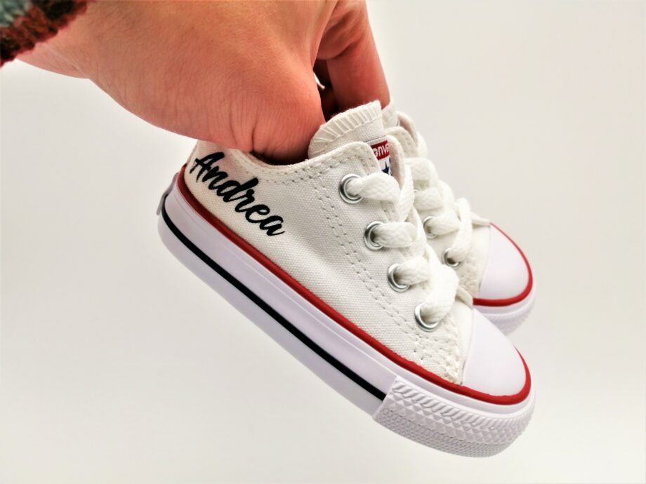Add your child's name to the Converse First Name Kids shoes