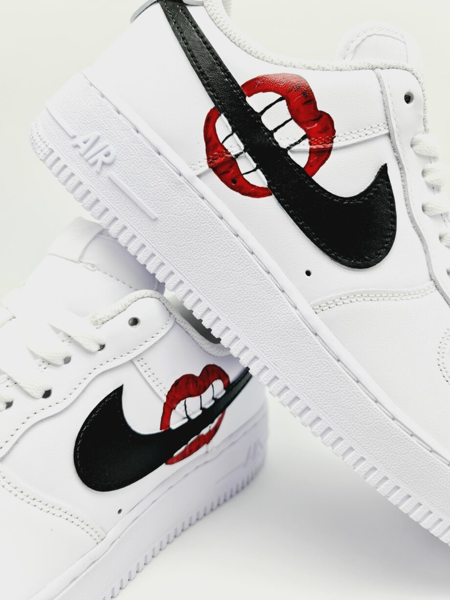 The Nike air force one mouth, sneakers that have bite!