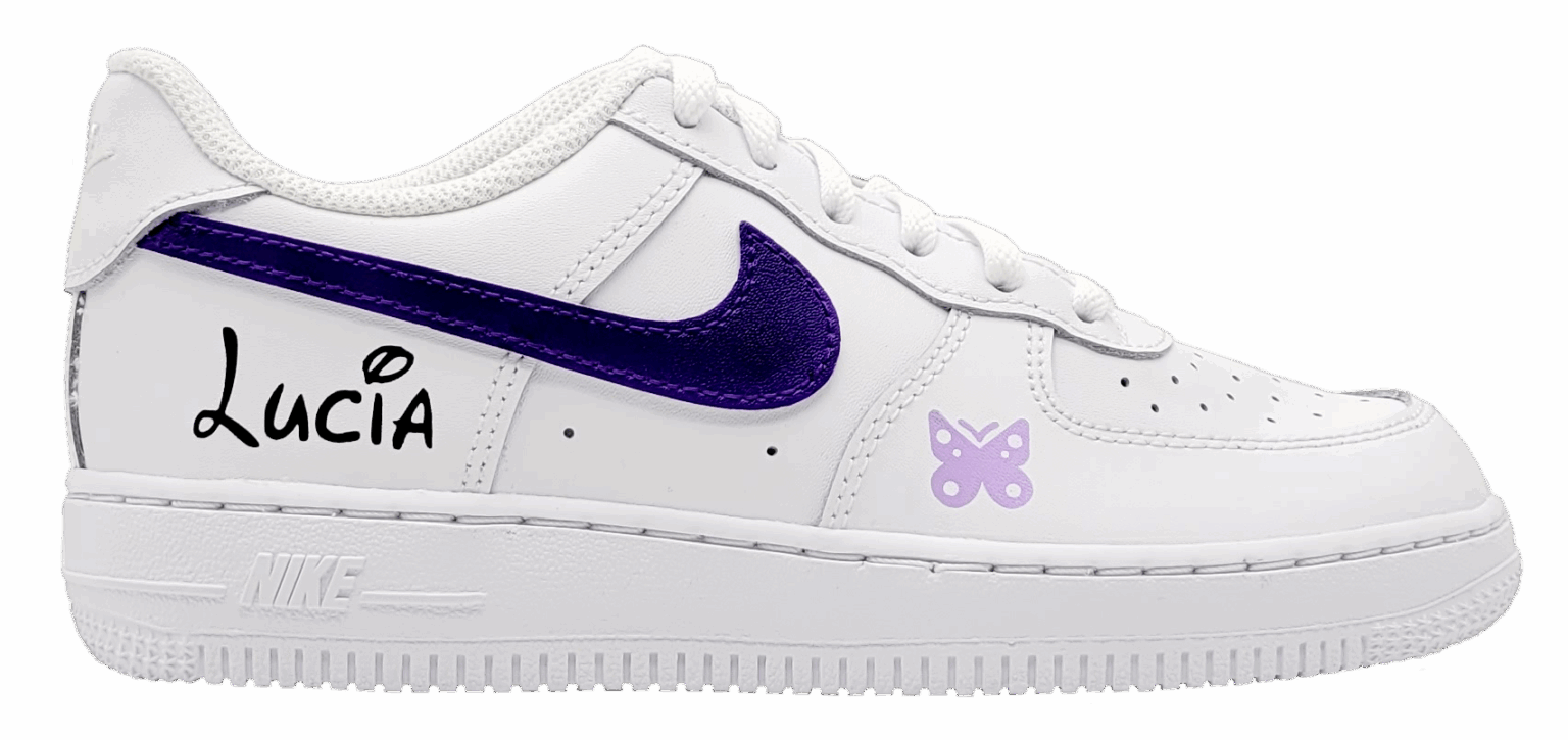 baskets personnalisées nike par double g customs